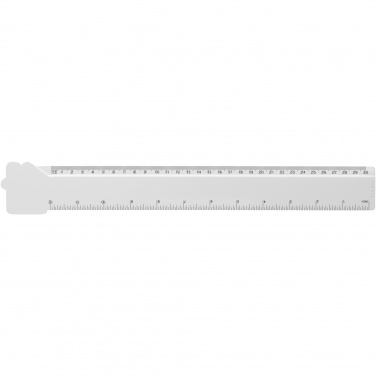 Logotrade advertising product picture of: Tait 30cm house-shaped recycled plastic ruler