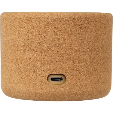 Logo trade advertising products image of: Cerris 5W cork Bluetooth® speaker