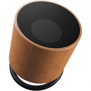 Logotrade promotional product picture of: SCX.design S27 3W wooden ring speaker