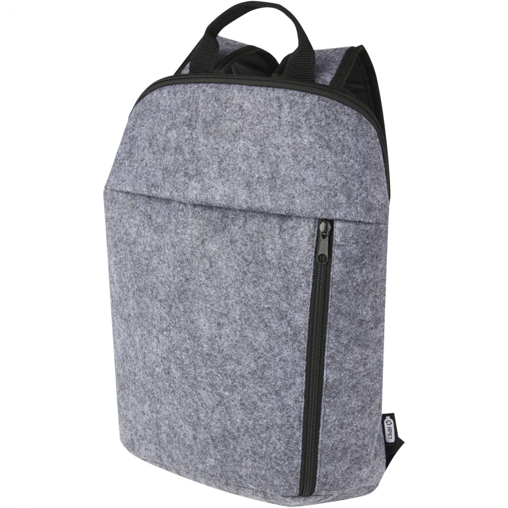 Logo trade promotional giveaways image of: Felta GRS recycled felt cooler backpack 7L