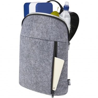 Logo trade advertising products image of: Felta GRS recycled felt cooler backpack 7L