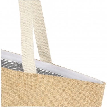 Logotrade advertising product picture of: Juta 300 g/m² jute cooler tote bag 12L