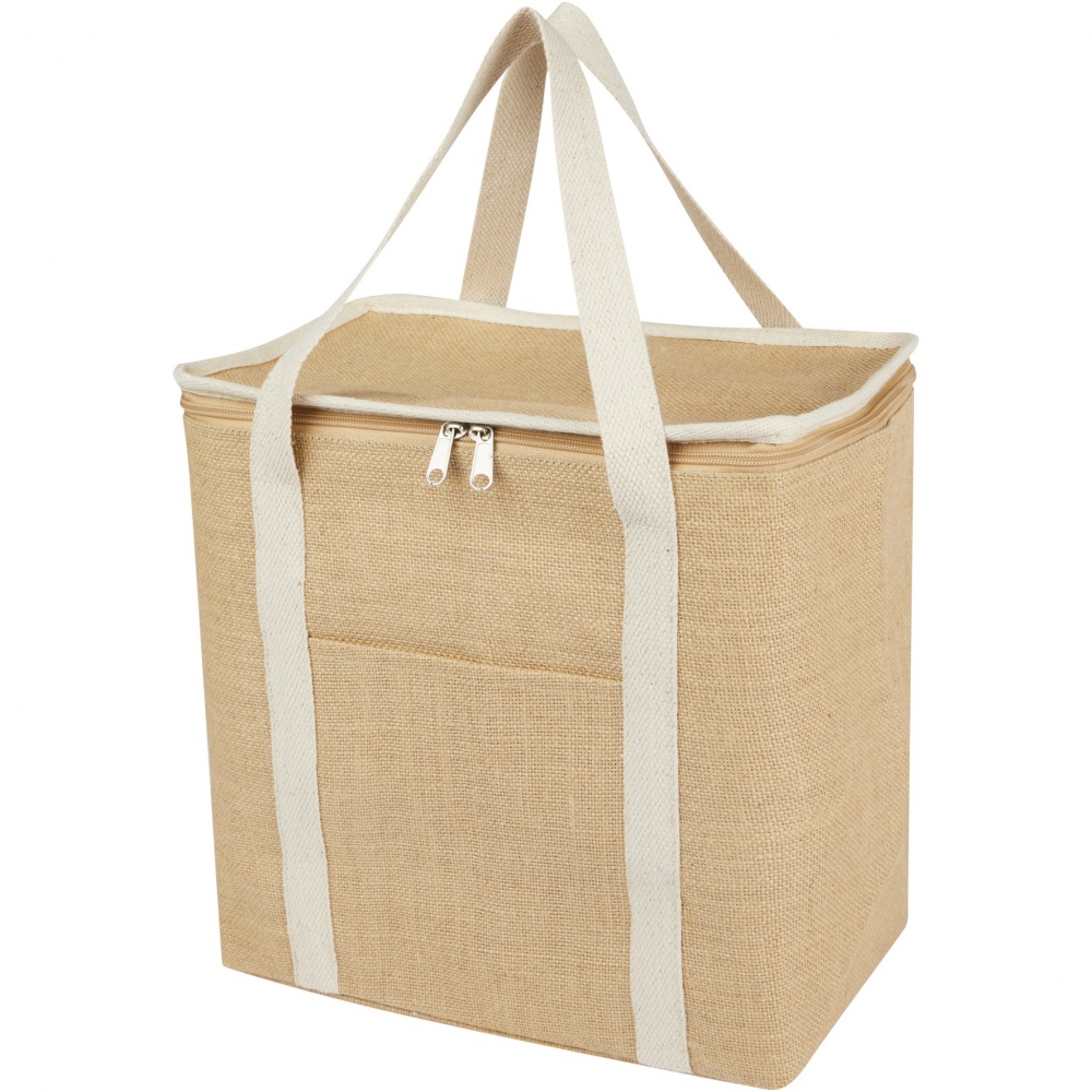 Logotrade promotional products photo of: Juta 300 g/m² jute cooler bag 19L
