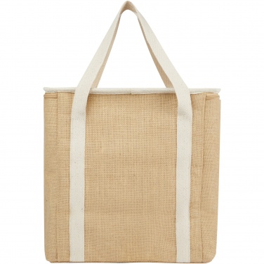 Logo trade promotional gifts image of: Juta 300 g/m² jute cooler bag 19L