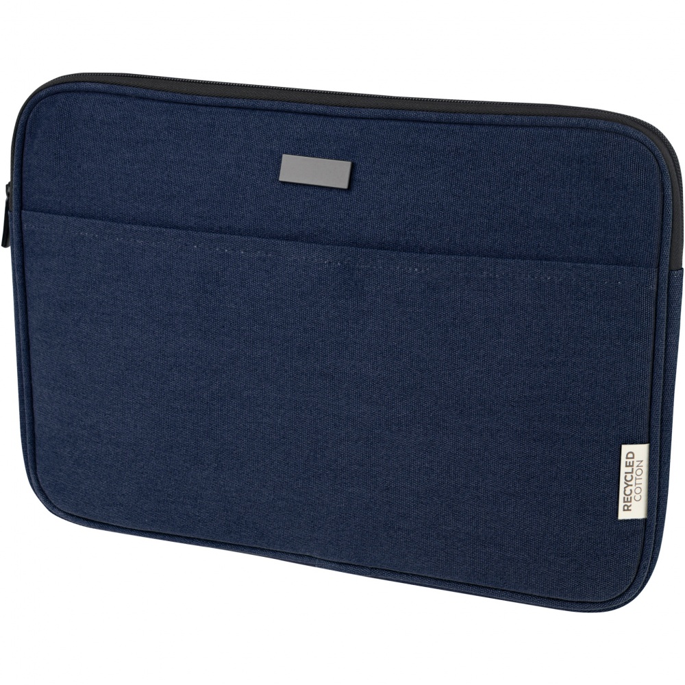 Logo trade promotional gift photo of: Joey 14" GRS recycled canvas laptop sleeve 2L