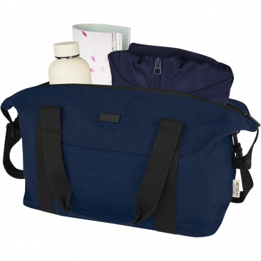Logotrade promotional item picture of: Joey GRS recycled canvas sports duffel bag 25L