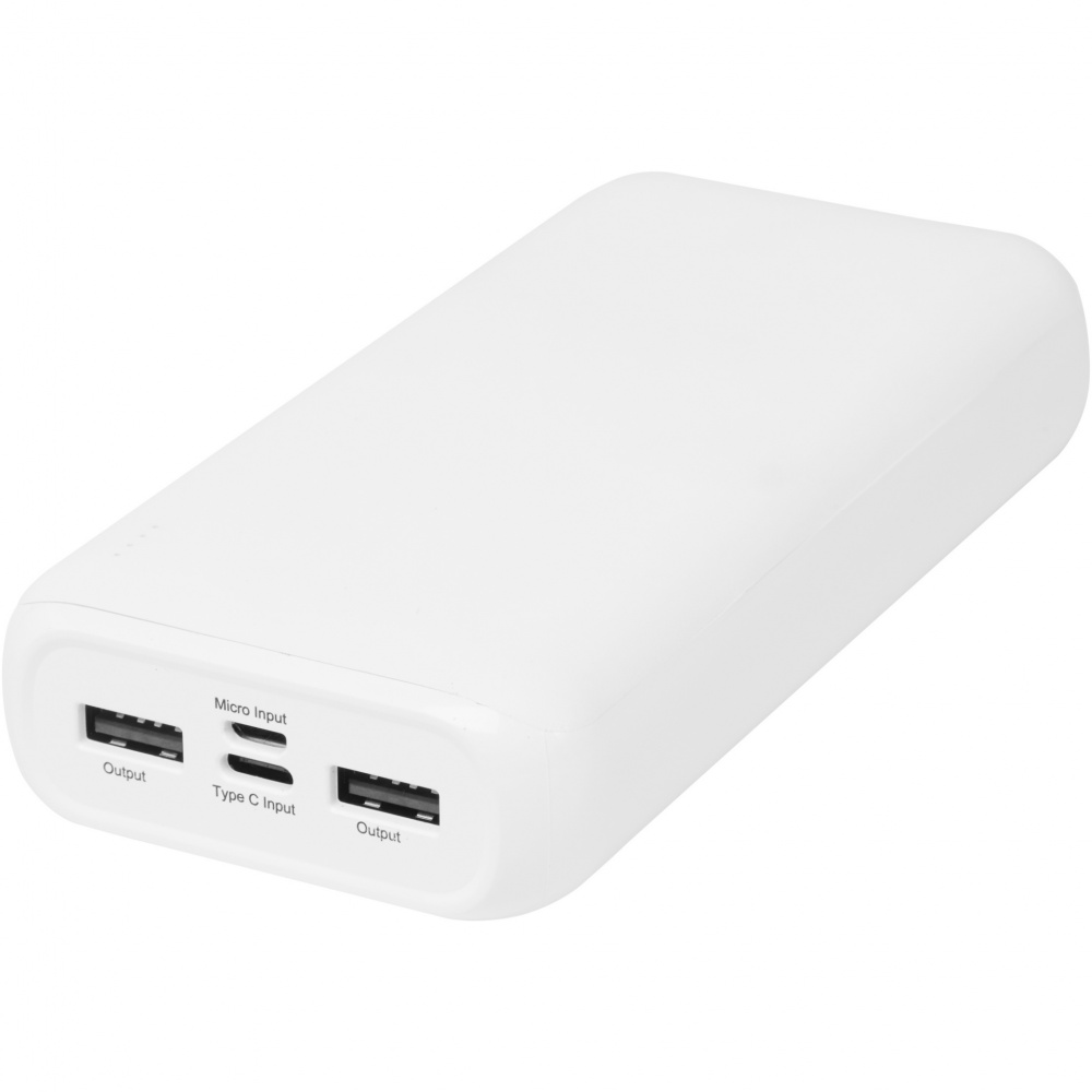 Logo trade promotional merchandise picture of: Electro 20.000 mAh recycled plastic power bank 