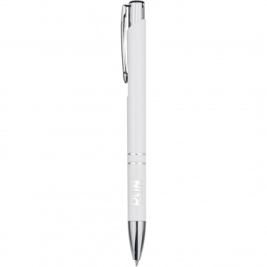 Logo trade promotional giveaway photo of: Moneta recycled aluminium ballpoint pen