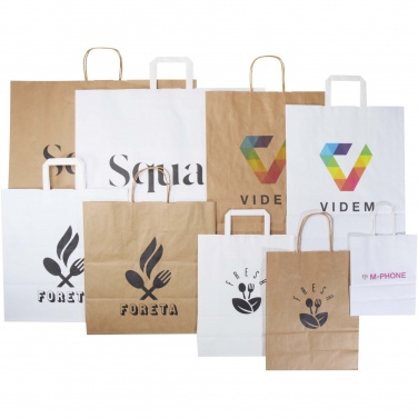 Logo trade corporate gifts image of: Kraft paper bags sample box