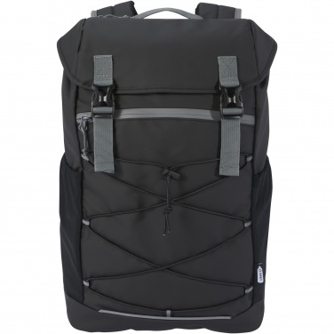 Logotrade promotional item image of: Aqua 15.6" GRS recycled water resistant laptop backpack 23L