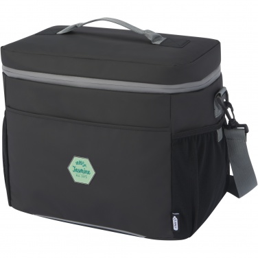 Logo trade promotional giveaways image of: Aqua 20-can GRS recycled water resistant cooler bag 22L