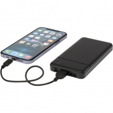 Logotrade business gift image of: Loop 10.000 mAh recycled plastic power bank 
