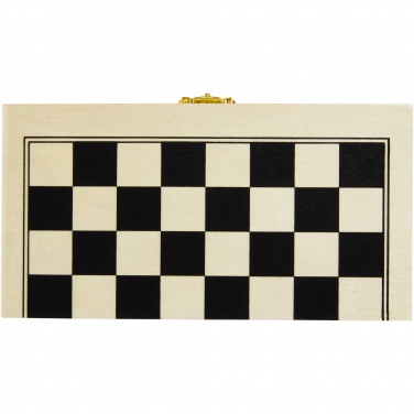 Logo trade promotional gift photo of: King wooden chess set