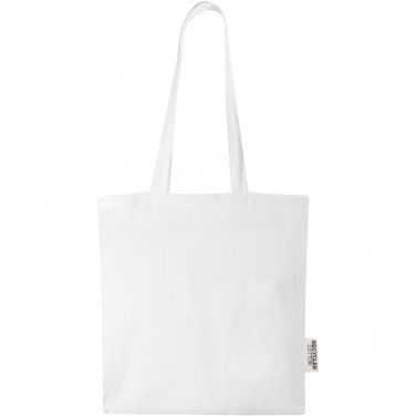Logotrade business gift image of: Madras 140 g/m2 GRS recycled cotton tote bag 7L