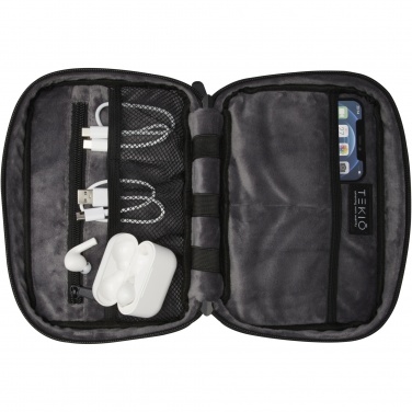 Logo trade promotional giveaways image of: Rise GRS recycled organiser pouch  