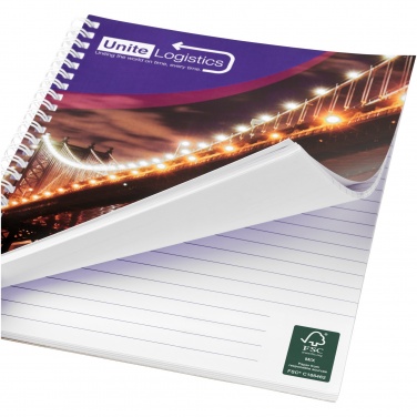 Logotrade promotional products photo of: Desk-Mate® A5 spiral notebook with printed back cover