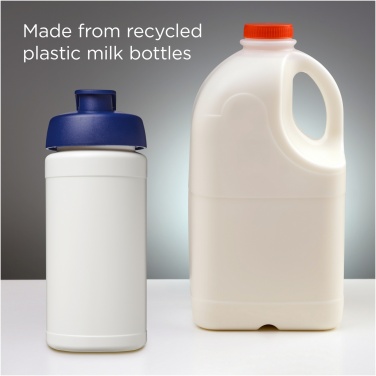 Logotrade promotional merchandise photo of: Baseline 500 ml recycled sport bottle with flip lid