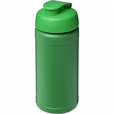 Logo trade corporate gift photo of: Baseline 500 ml recycled sport bottle with flip lid