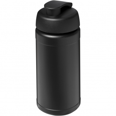 Logo trade corporate gift photo of: Baseline 500 ml recycled sport bottle with flip lid