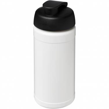 Logotrade promotional item image of: Baseline 500 ml recycled sport bottle with flip lid