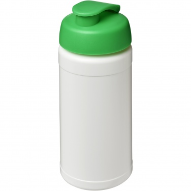 Logo trade advertising products picture of: Baseline 500 ml recycled sport bottle with flip lid