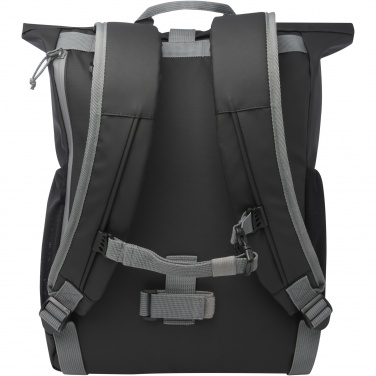 Logo trade advertising products picture of: Aqua 15" GRS recycled water resistant roll-top bike bag 20L