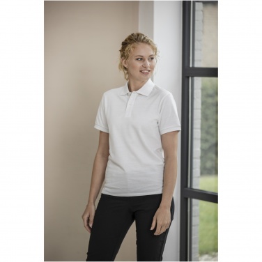 Logotrade promotional product picture of: Emerald short sleeve unisex Aware™ recycled polo