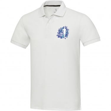 Logo trade promotional product photo of: Emerald short sleeve unisex Aware™ recycled polo