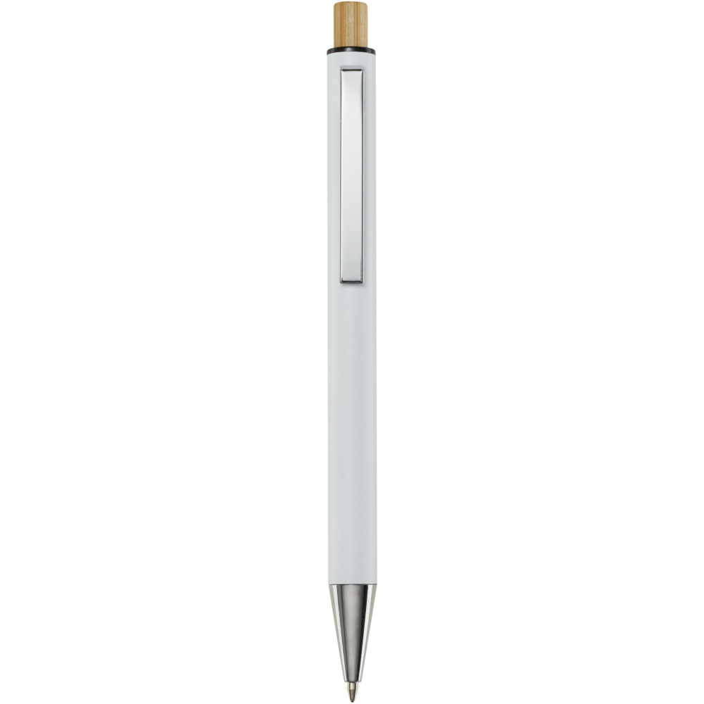 Logotrade advertising product picture of: Cyrus recycled aluminium ballpoint pen (black ink)