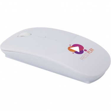 Logo trade advertising product photo of: Menlo RCS recycled plastic wireless mouse 