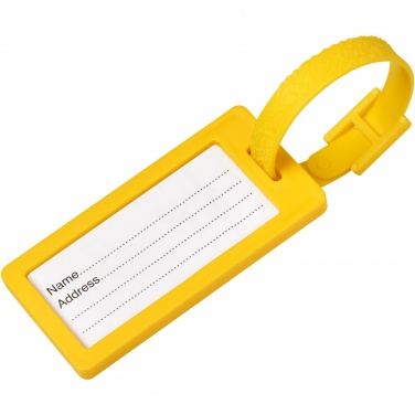 Logo trade promotional gift photo of: River recycled window luggage tag