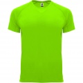 Bahrain short sleeve kids sports t-shirt, Fluor Green