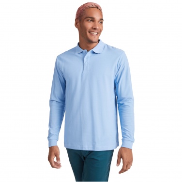 Logo trade promotional giveaway photo of: Estrella long sleeve men's polo