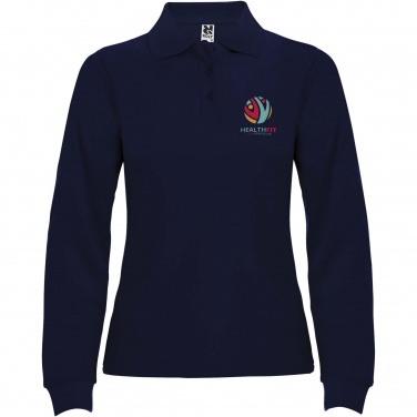 Logo trade promotional products image of: Estrella long sleeve women's polo