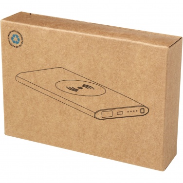 Logotrade promotional product picture of: Juice 4000 mAh Type-C recycled aluminium wireless power bank 