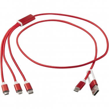 Logotrade corporate gifts photo of: Versatile 5-1 recycled aluminium charging cable