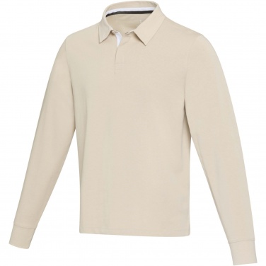 Logotrade corporate gift image of: Clyde unisex organic rugby polo sweatshirt