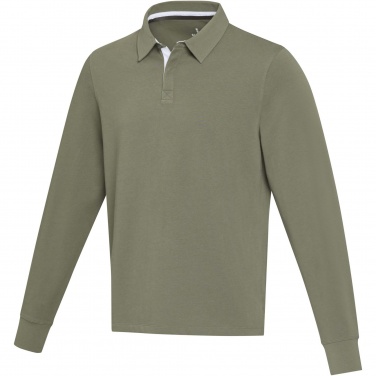 Logotrade advertising products photo of: Clyde unisex organic rugby polo sweatshirt