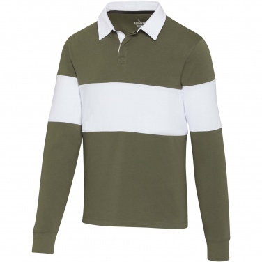 Logotrade business gift image of: Clyde unisex organic rugby polo sweatshirt