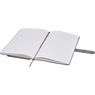 Logotrade corporate gifts photo of: Viviana A5 recycled felt and cork notebook