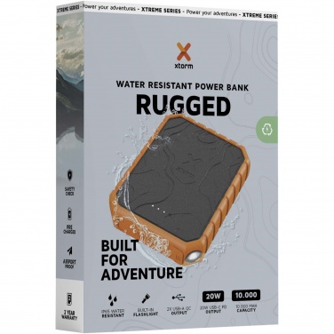 Logotrade advertising product picture of: Xtorm XR201 Xtreme 10.000 mAh 20W QC3.0 waterproof rugged power bank with torch