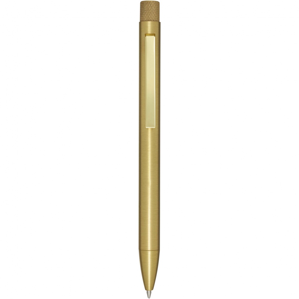 Logotrade promotional merchandise image of: Beatriz recycled brass ballpoint pen