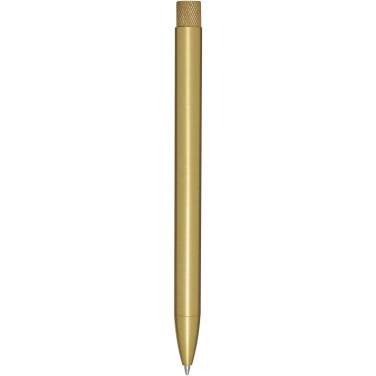 Logo trade promotional giveaway photo of: Beatriz recycled brass ballpoint pen