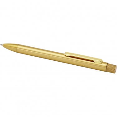 Logotrade promotional gift image of: Beatriz recycled brass ballpoint pen
