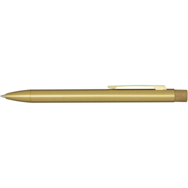Logotrade promotional gift picture of: Beatriz recycled brass ballpoint pen