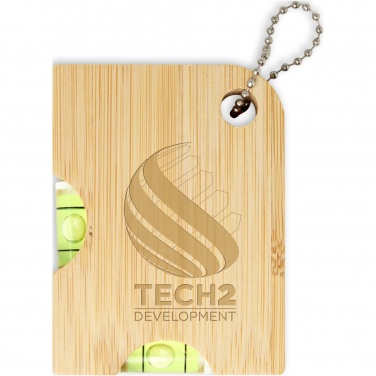 Logotrade promotional merchandise picture of: Levo bamboo bottle opener with level 