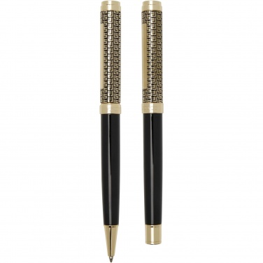 Logo trade promotional item photo of: Legato ballpoint and rollerball pen set