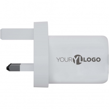 Logo trade corporate gifts picture of: Xtorm XEC035 GaN² Ultra 35W wall charger - UK plug