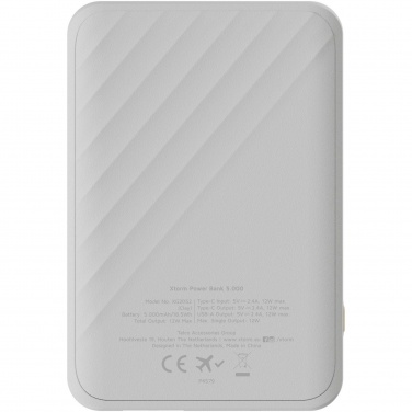 Logo trade business gift photo of: Xtorm XG205 Go2 12W 5.000 mAh fast charge power bank 