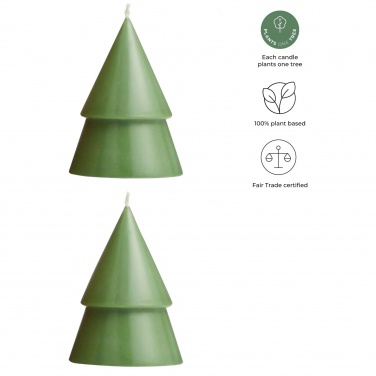 Logotrade promotional items photo of: Originalhome Xmas tree candle set of 2 - M